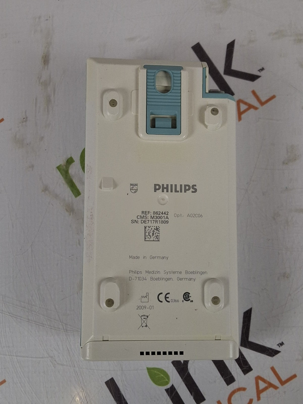 Philips M3001A-A02C06 OxiMax SpO2, NIBP, ECG, Temp, IBP MMS Module