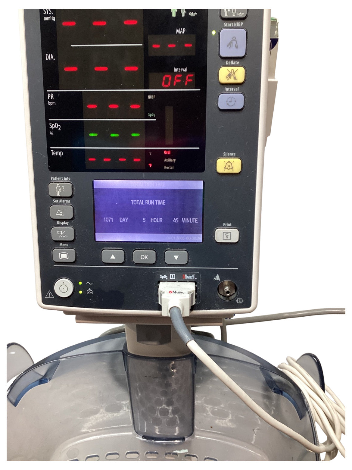 MINDRAY DATASCOPE ACCUTORR V VITAL SIGNS MONITOR
