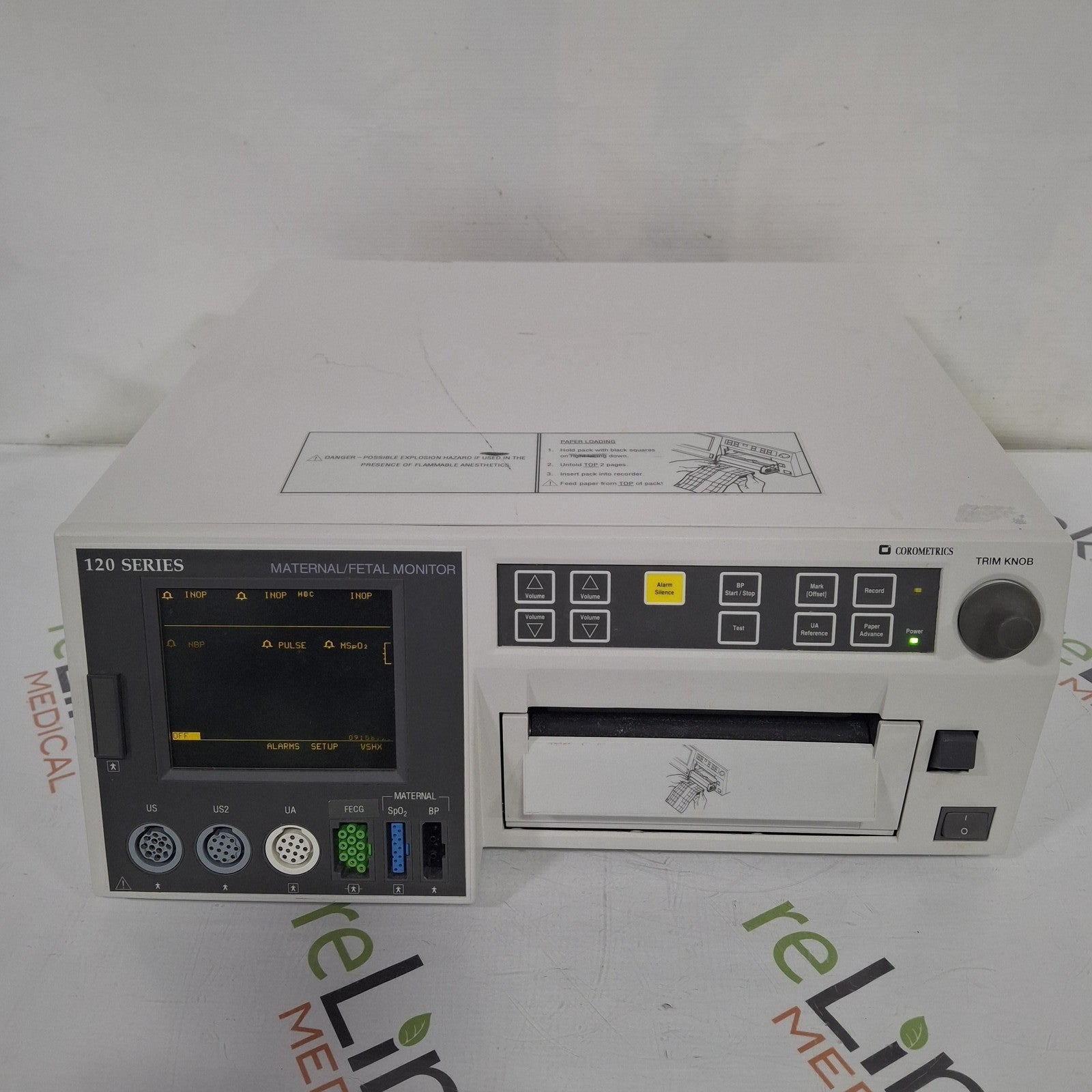 GE Healthcare Corometrics 120 Series Model 128 Fetal Monitor