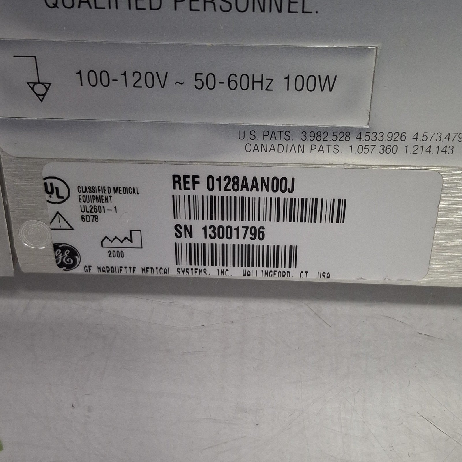 GE Healthcare Corometrics 120 Series Model 128 Fetal Monitor