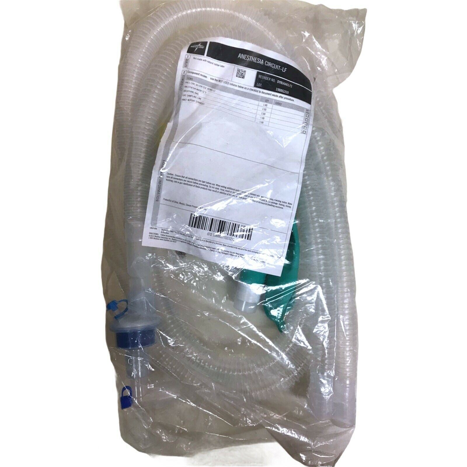Medline Anesthesia Circuit - LF, DYNJAA6572 | CEM-20 DIAGNOSTIC ULTRASOUND MACHINES FOR SALE
