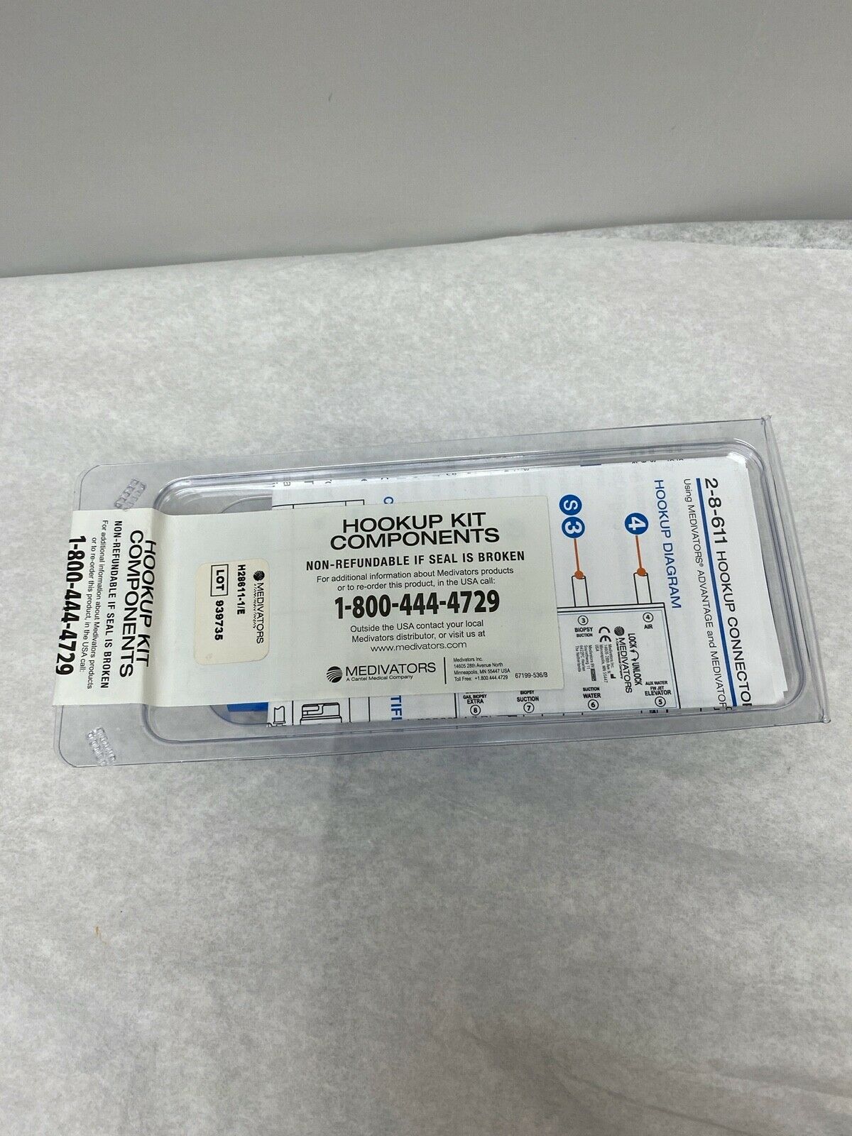 Medivators Hookup Kit Component 2-8-611 | CEDESP-144 DIAGNOSTIC ULTRASOUND MACHINES FOR SALE