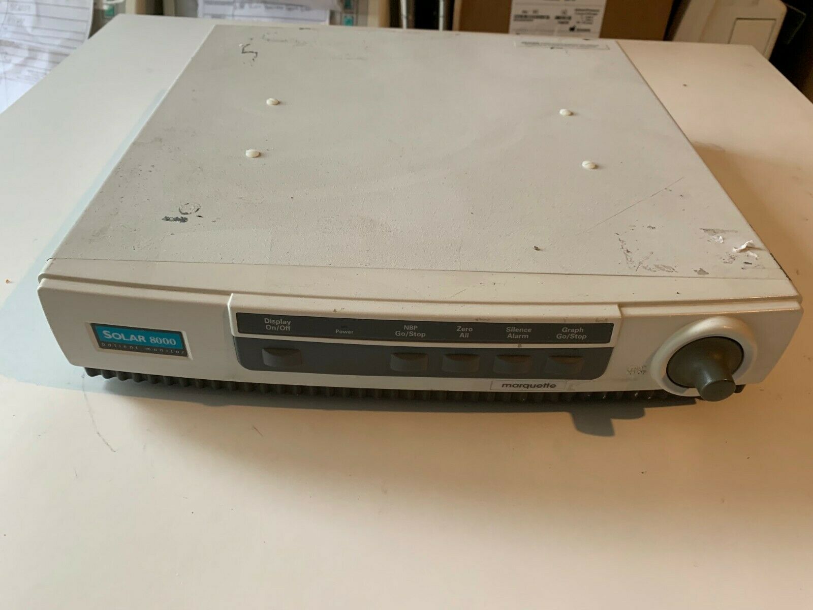 MARQUETTE SOLAR 8000 PATIENT MONITOR CONSOLE-516DM DIAGNOSTIC ULTRASOUND MACHINES FOR SALE