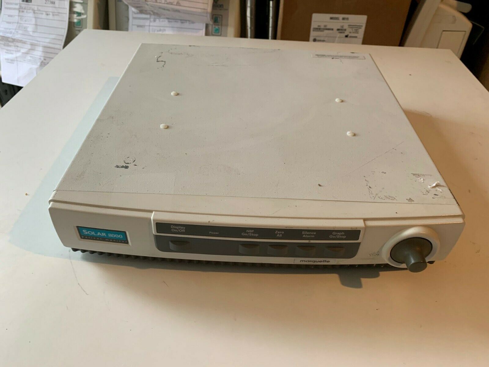 MARQUETTE SOLAR 8000 PATIENT MONITOR CONSOLE-516DM DIAGNOSTIC ULTRASOUND MACHINES FOR SALE