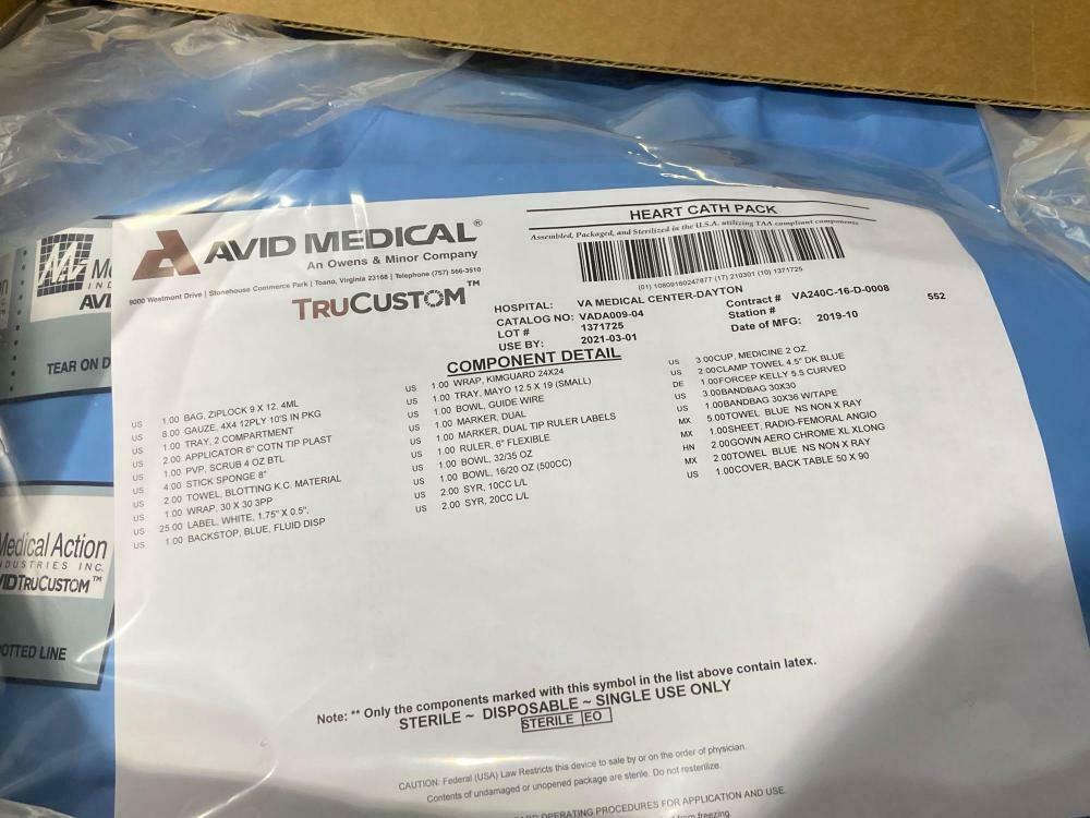 AVID MEDICAL Heart Cath Pack VADA009-04_0005 DIAGNOSTIC ULTRASOUND MACHINES FOR SALE