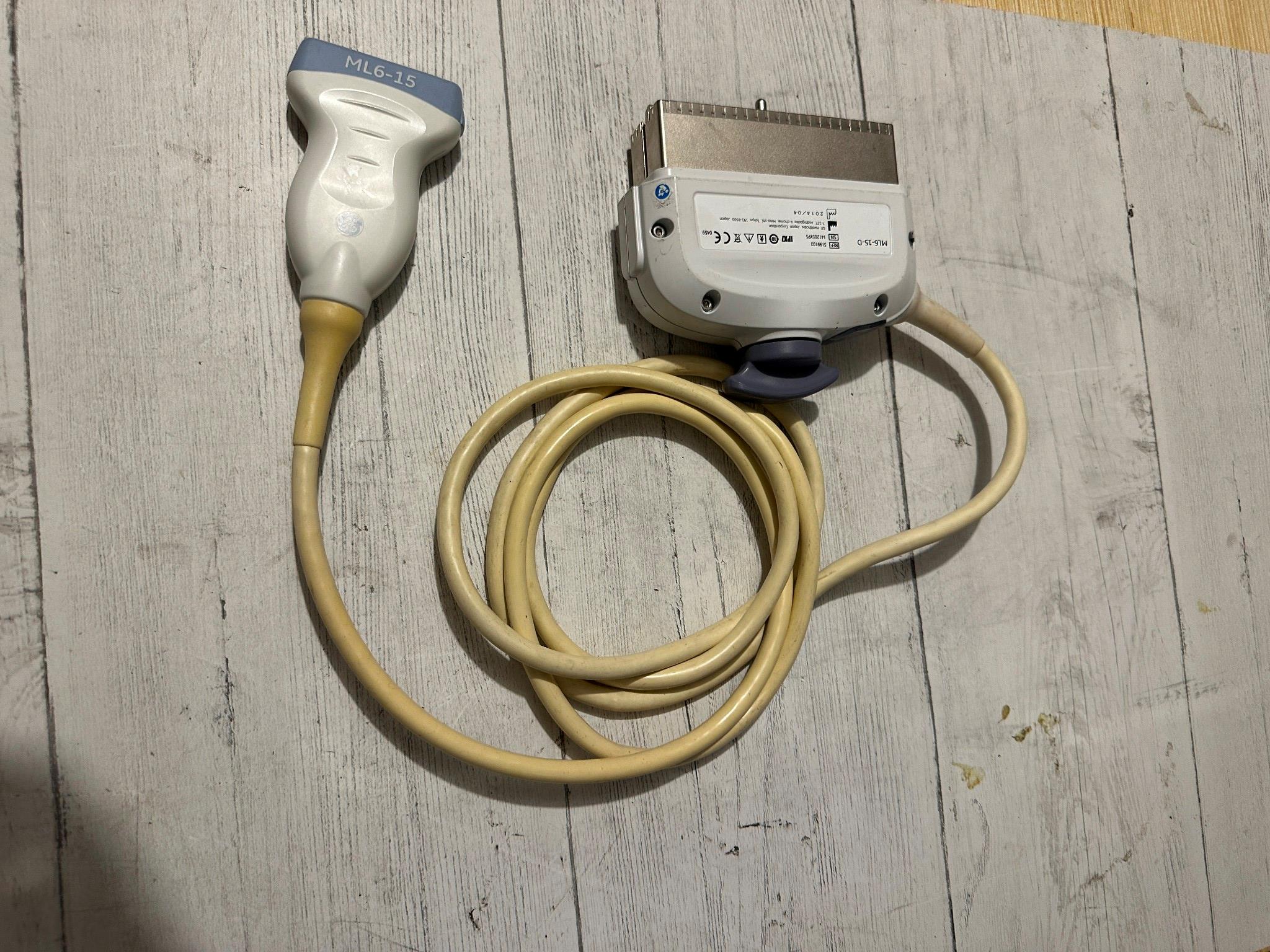 GE ML6-15-D MATRIX LINEAR ULTRASOUND PROBE TRANSDUCER 2014 DIAGNOSTIC ULTRASOUND MACHINES FOR SALE