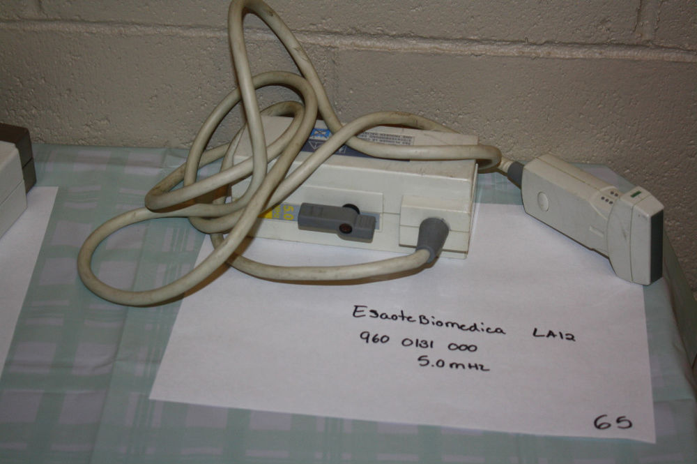 ESAOTE BIOMEDICA LA12 ULTRASOUND PROBE TRANSDUCER DIAGNOSTIC ULTRASOUND MACHINES FOR SALE