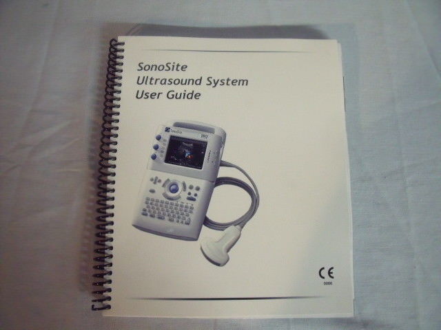 Sonosite Ultra Sound System User Guide and Supplement User Guide ! L5 DIAGNOSTIC ULTRASOUND MACHINES FOR SALE
