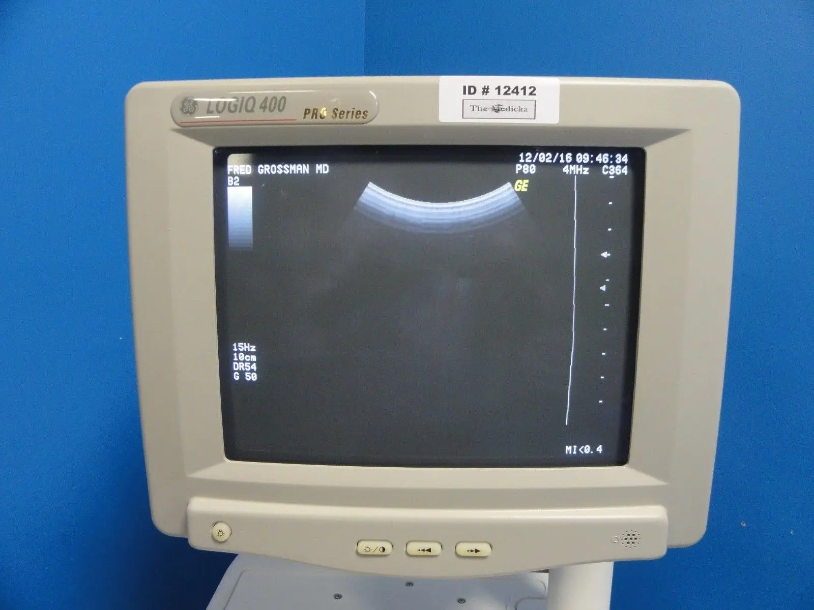 GE Logiq 400 Pro Series Ultrasound W/ C364, C551, LA39 Probes & Printer ~ 12412 DIAGNOSTIC ULTRASOUND MACHINES FOR SALE