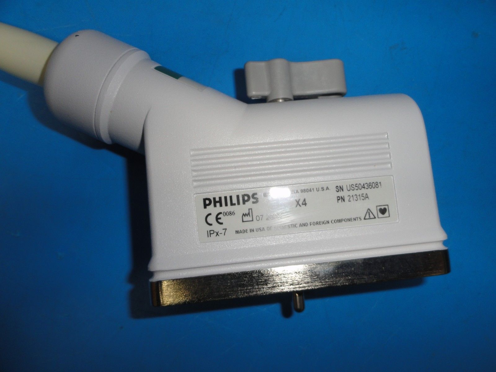 2004 Philips X4 / 21315A xMatrix Phased Array Probe for HP SONOS 7500 (8350) DIAGNOSTIC ULTRASOUND MACHINES FOR SALE