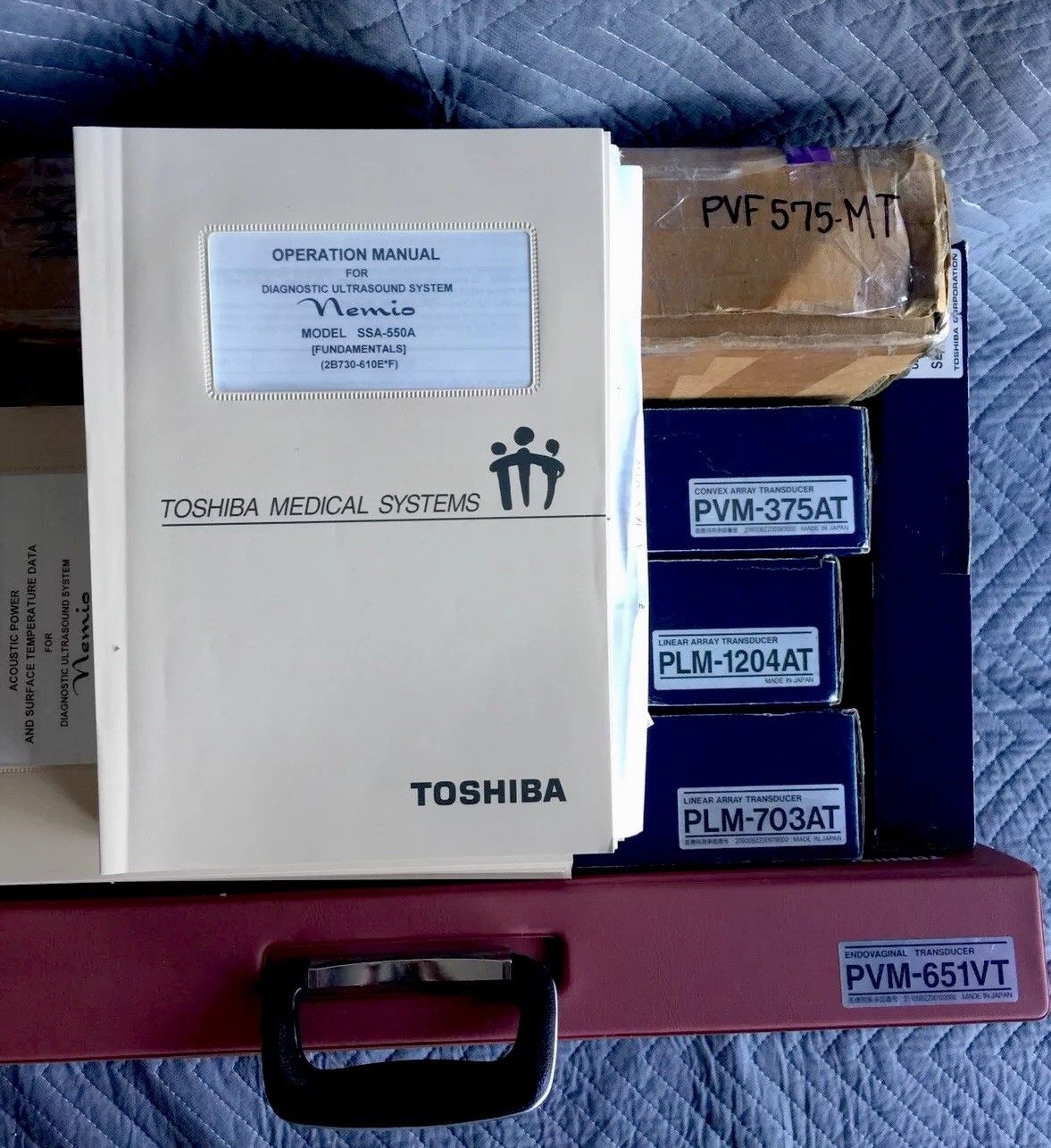Toshiba Nemio 20 Ultrasound +4 Probes PLM703AT PLM-1204AT PVM-651VT PVM-375AT DIAGNOSTIC ULTRASOUND MACHINES FOR SALE