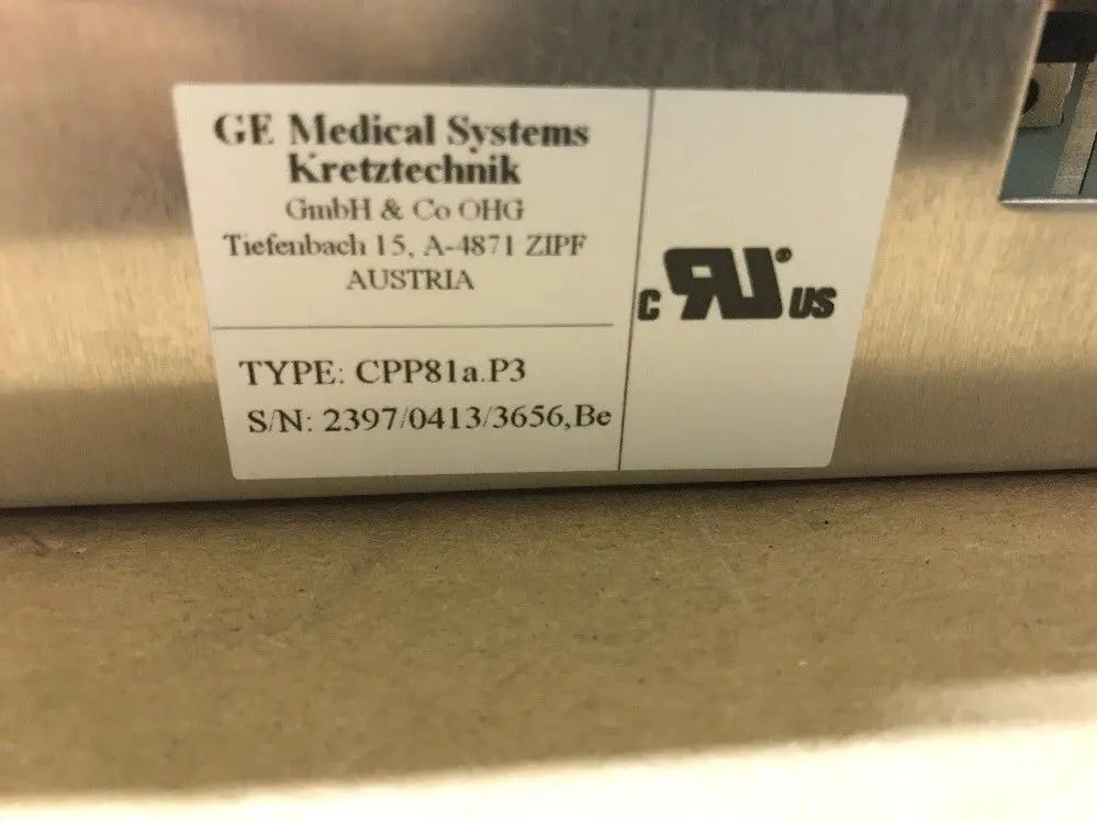 GE Voluson 730 Ultrasound Power Supply Model CPP81a.P3/KTI207274 DIAGNOSTIC ULTRASOUND MACHINES FOR SALE
