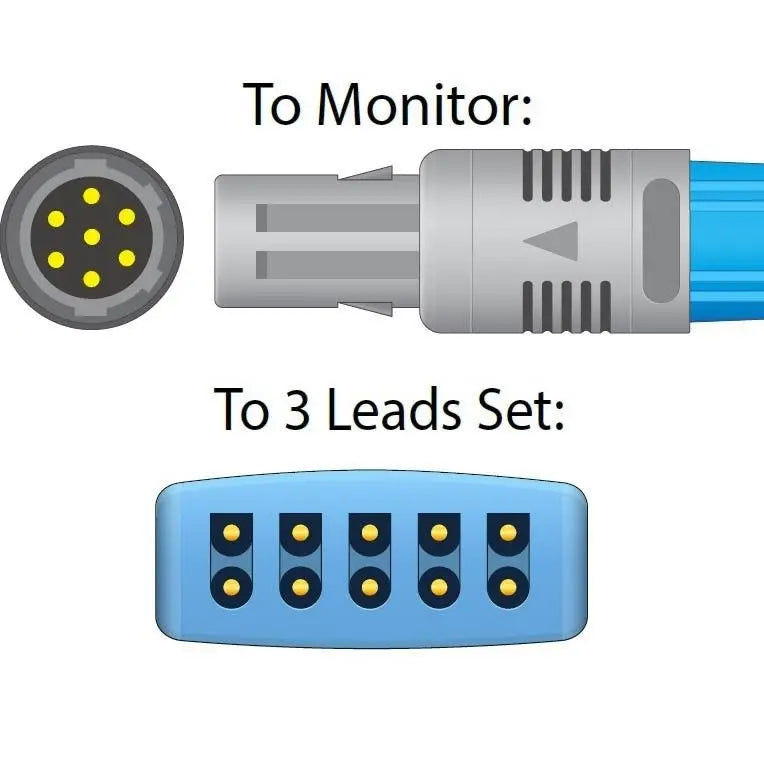 GE Ultrasound ECG Trunk Cable DIAGNOSTIC ULTRASOUND MACHINES FOR SALE