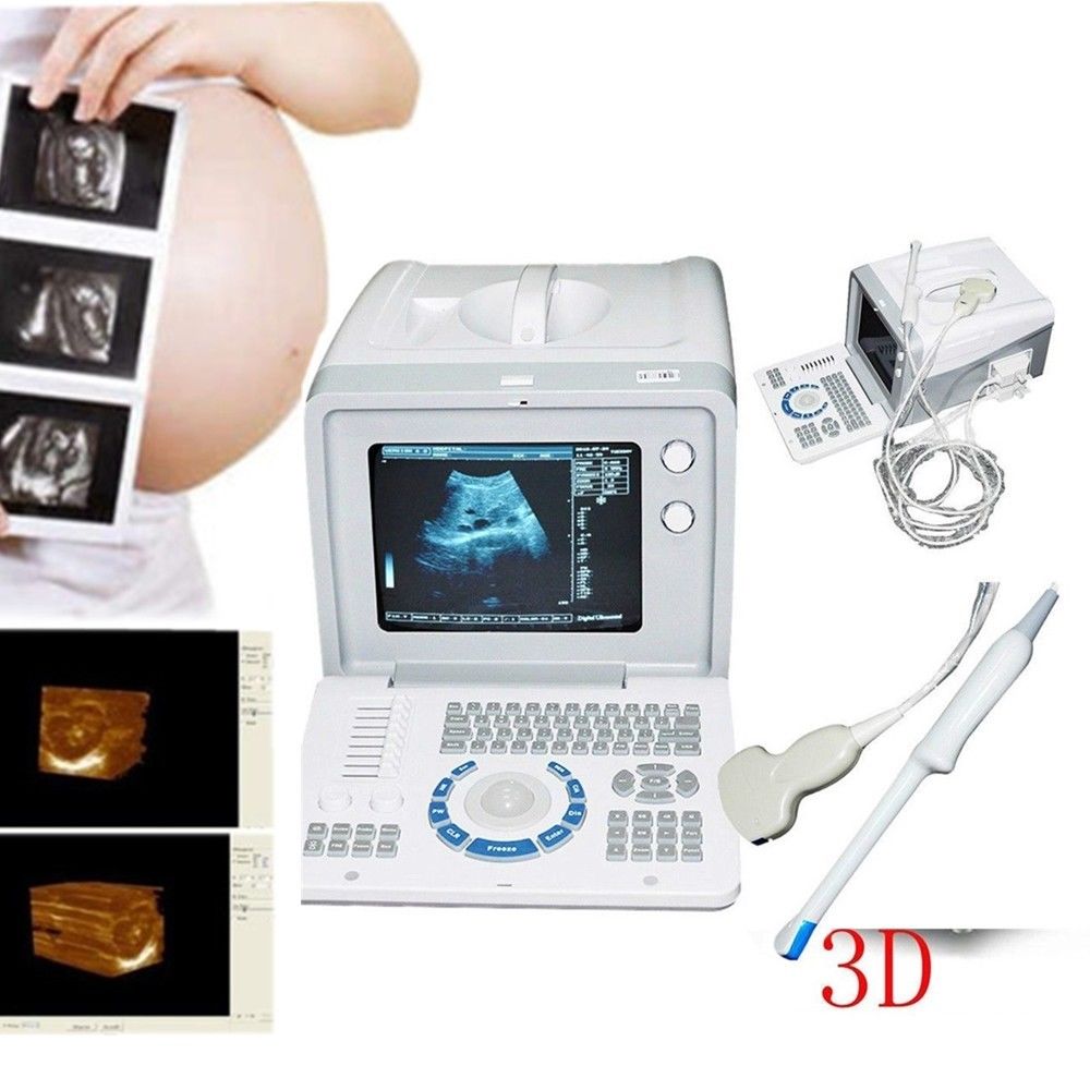 Full Digital 3D Portable Ultrasound Scanner Machine Convex +Transvaginal Probe 190891942043 DIAGNOSTIC ULTRASOUND MACHINES FOR SALE