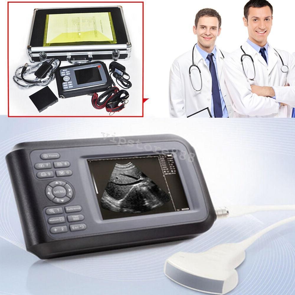 Portable 5.5''LCD Full Digital Ultrasound Scanner Machine Linear Probe+ Oximeter DIAGNOSTIC ULTRASOUND MACHINES FOR SALE