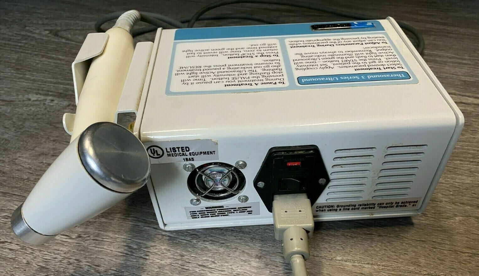 RichMar Therasound 3.5 Portable Ultrasound Unit DIAGNOSTIC ULTRASOUND MACHINES FOR SALE