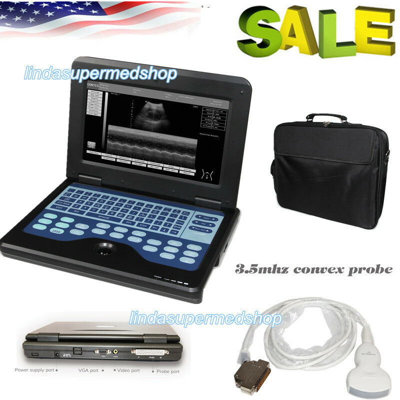 Portable Digital Laptop Ultrasound Scanner Diagnostic Machine,Convex/abdominal DIAGNOSTIC ULTRASOUND MACHINES FOR SALE