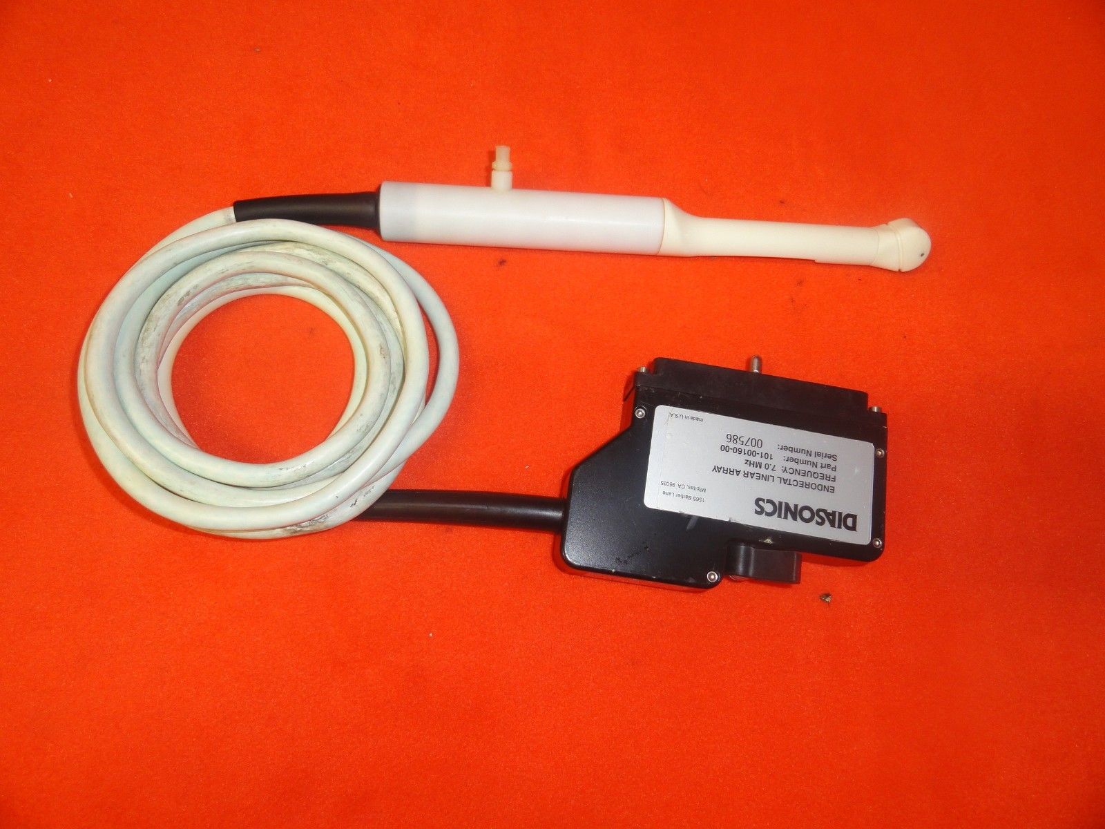 DIASONICS P/N 101-00160-00 LINEAR ARRAY 7.0 MHZ ENDORECTAL PROBE (5900) DIAGNOSTIC ULTRASOUND MACHINES FOR SALE