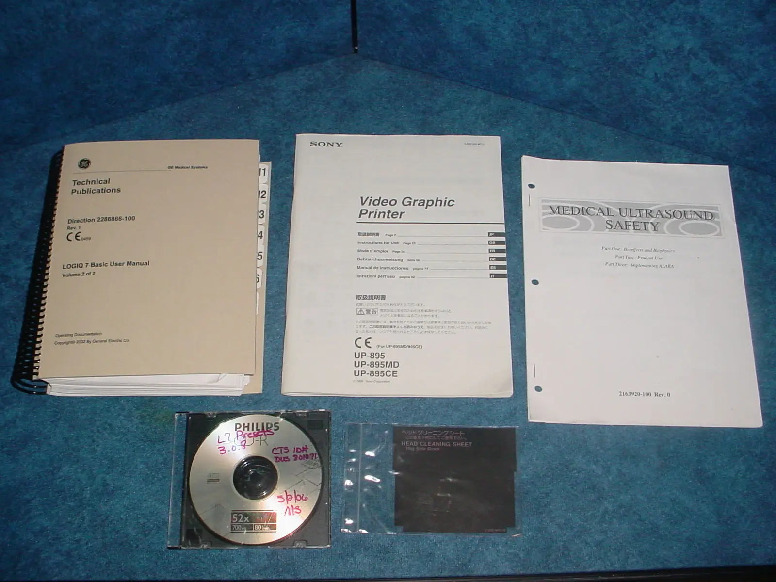 GE Logiq 7 Ultrasound Portable/Mobile System with Printer & Video Recorder DIAGNOSTIC ULTRASOUND MACHINES FOR SALE