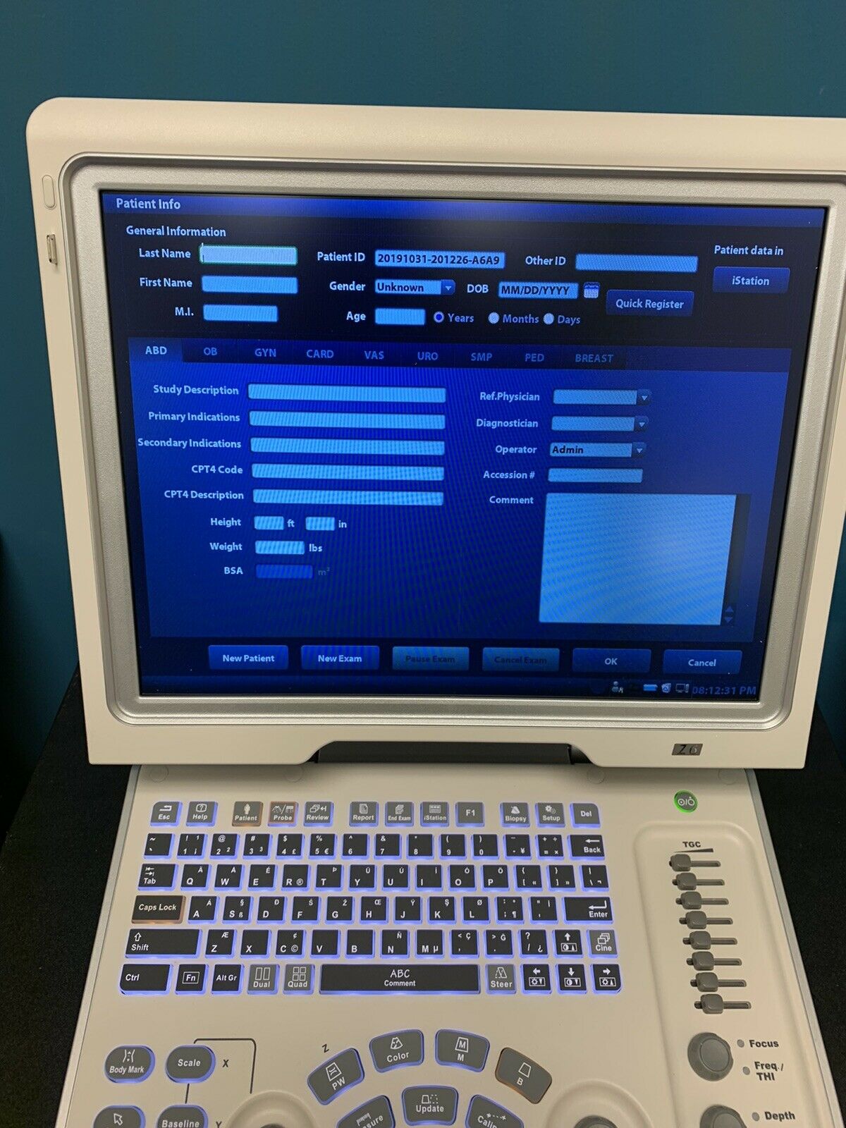 MINDRAY Z6 Portable Ultrasound Machine DIAGNOSTIC ULTRASOUND MACHINES FOR SALE