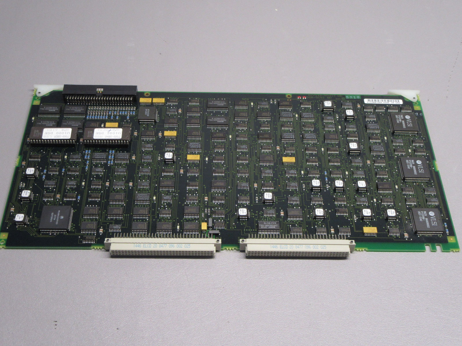 a close up of a computer mother board