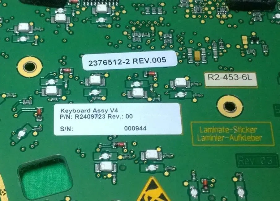 GE 2376512-2 Keyboard Assy V4 R2409723 for Vivid i GEMSI Ultrasound (#2346) DIAGNOSTIC ULTRASOUND MACHINES FOR SALE