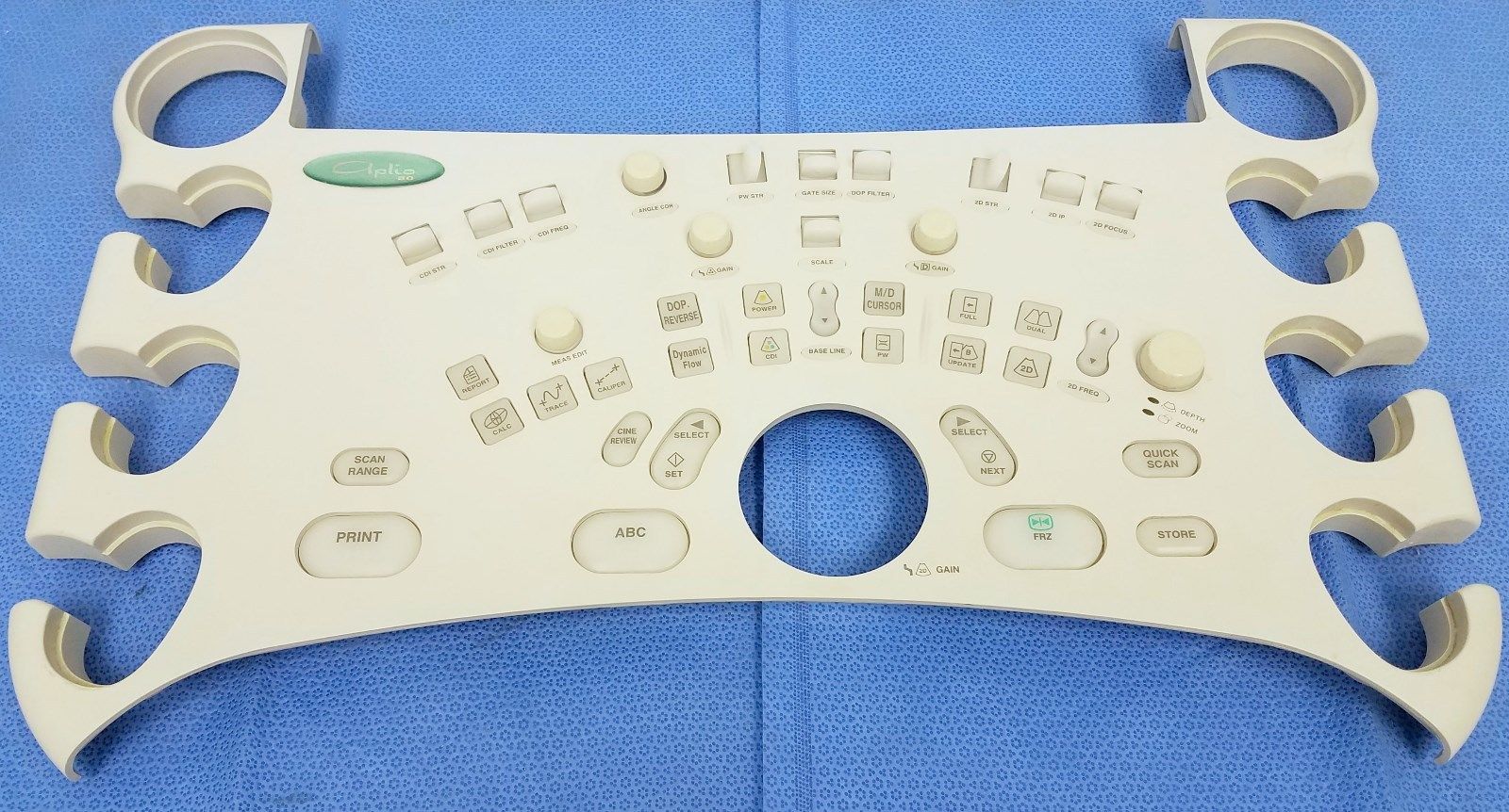 Toshiba Aplio Ultrasound UI User Interface Top Panel Cover w/ Extra Buttons DIAGNOSTIC ULTRASOUND MACHINES FOR SALE