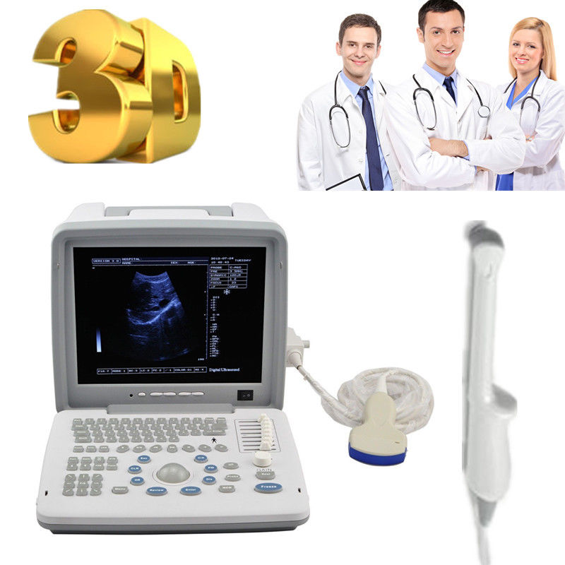 Digital Laptop Ultrasound Scanner+Convex+Transvaginal Probes+External 3D Image DIAGNOSTIC ULTRASOUND MACHINES FOR SALE