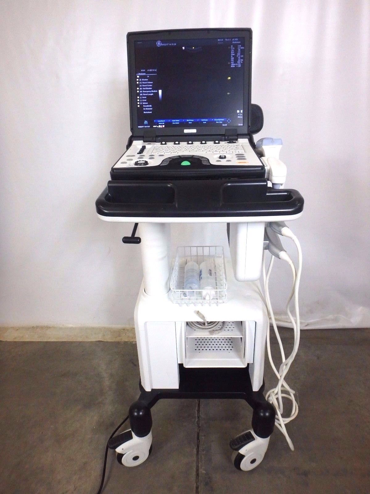 GE LOGIQ-e BT12 Portable 3D Ultrasound w/ 12L-RS Linear & 4C-RS Convex Probes DIAGNOSTIC ULTRASOUND MACHINES FOR SALE