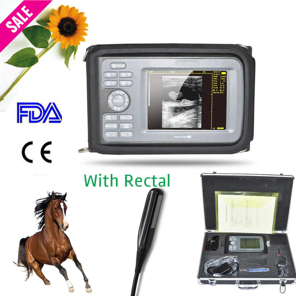 Palmtop Ultrasound Scanner Machine+ Animal Rectal Probe + box ultrasound for VET 190891428547 DIAGNOSTIC ULTRASOUND MACHINES FOR SALE