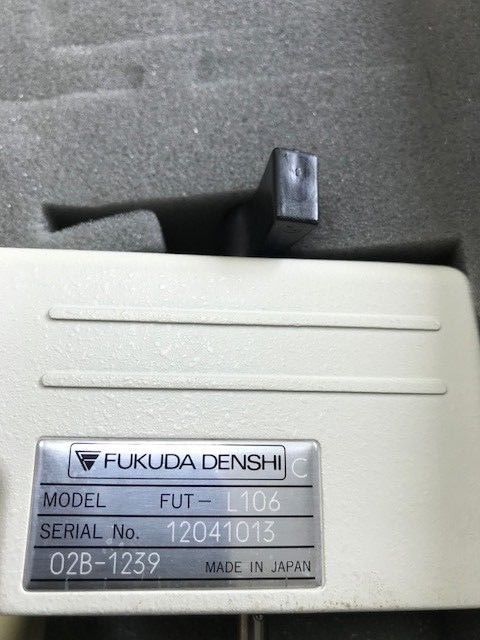 Fukuda Denshi Model FUT-L106 Linear Ultrasound Probe DIAGNOSTIC ULTRASOUND MACHINES FOR SALE