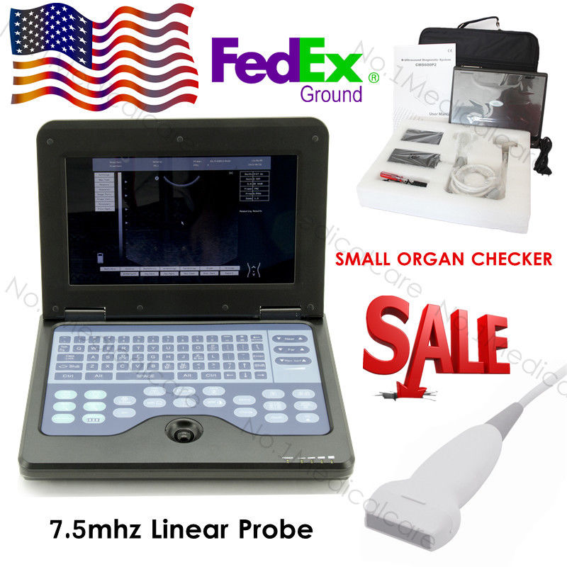 Portable laptop machine digital ultrasound scanner+probe for human,USA Warehouse DIAGNOSTIC ULTRASOUND MACHINES FOR SALE