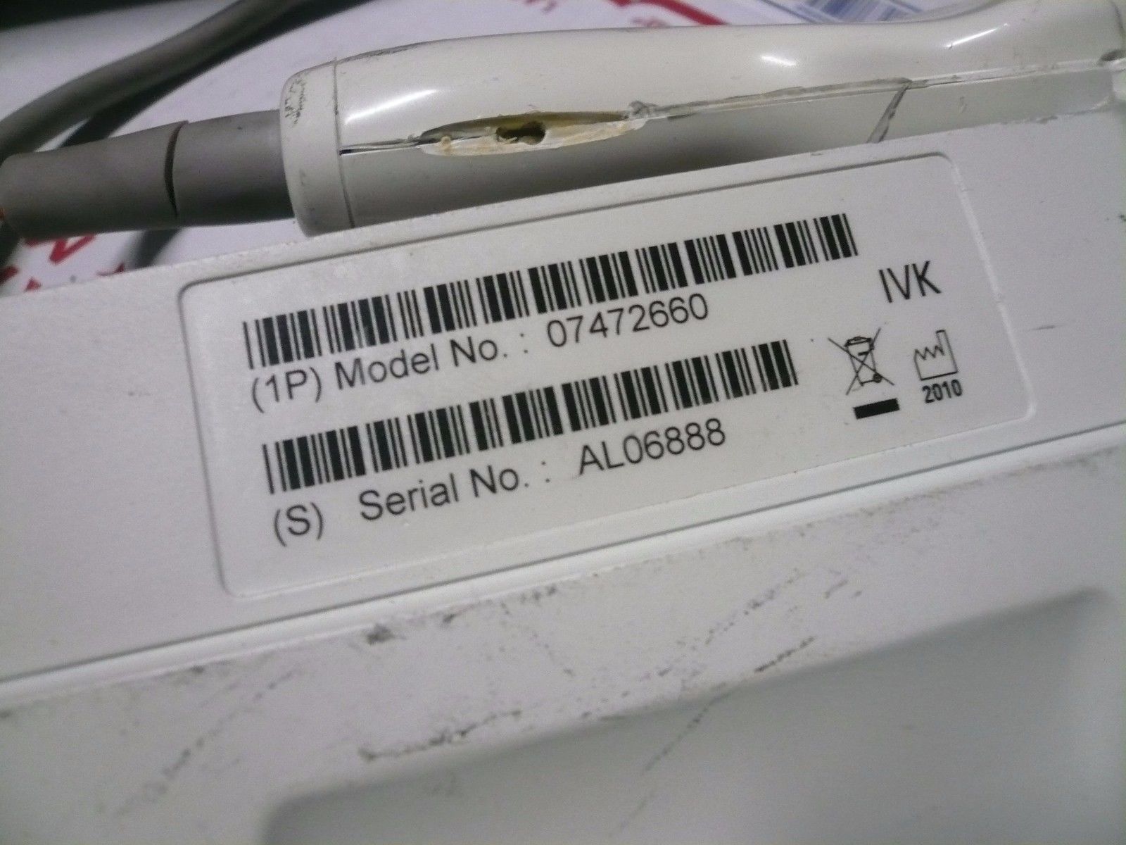 Siemens L10-5 Linear Array Ultrasound Transducer Probe FOR PARTS BROKEN AS IS DIAGNOSTIC ULTRASOUND MACHINES FOR SALE