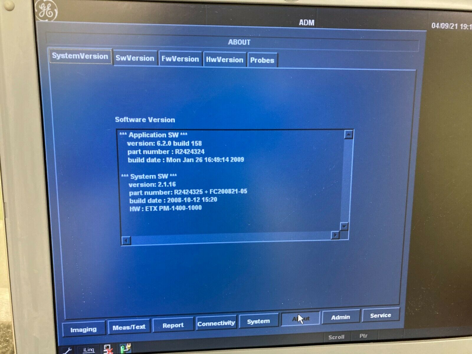 GE VIVID I BTO6 PORTABLE ULTRASOUND MACHINE WITH 3 PROBES and Cart. DIAGNOSTIC ULTRASOUND MACHINES FOR SALE