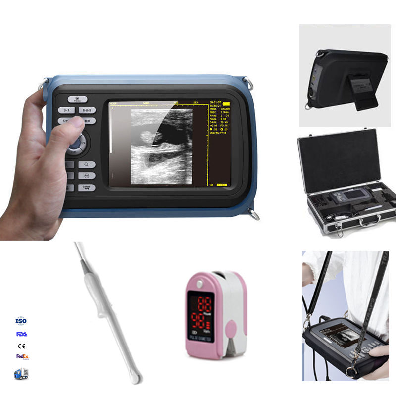 Handheld 5.5'' Digital LCD Monitor Ultrasound Scanner,Transvaginal Probe,Gift DIAGNOSTIC ULTRASOUND MACHINES FOR SALE