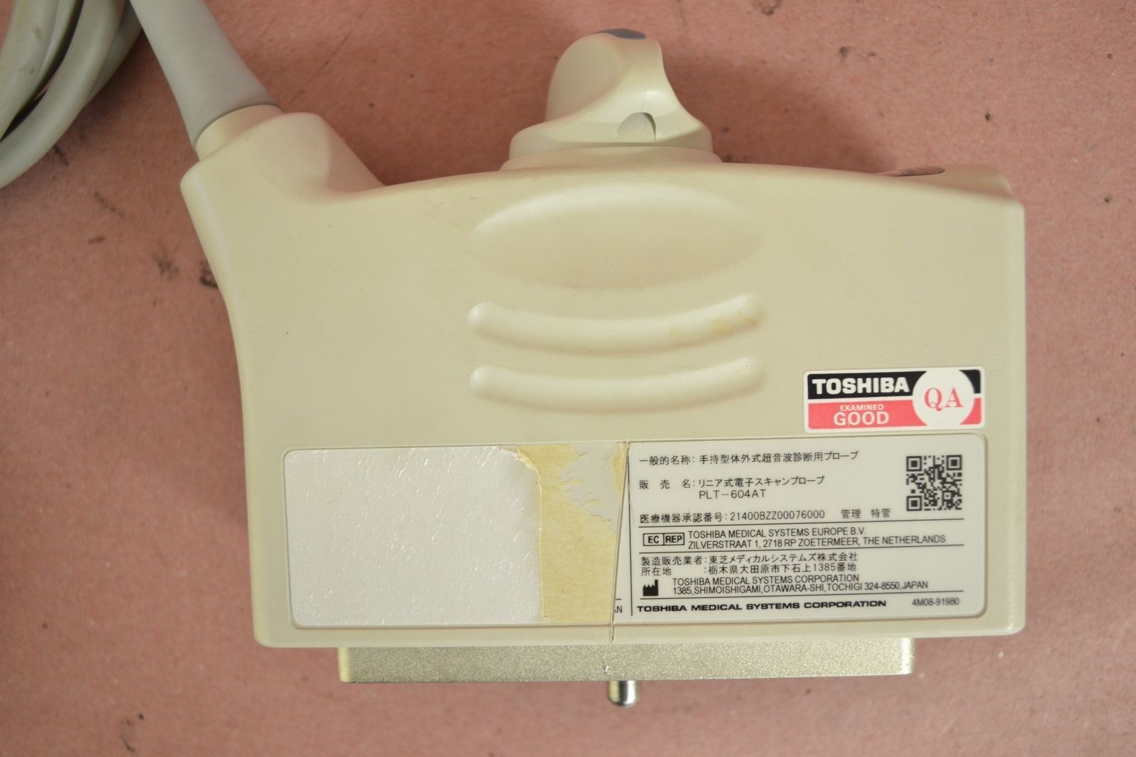 Toshiba Xario PLT-604AT 9.2-4MHz Linear Ultrasound Transducer Probe DIAGNOSTIC ULTRASOUND MACHINES FOR SALE
