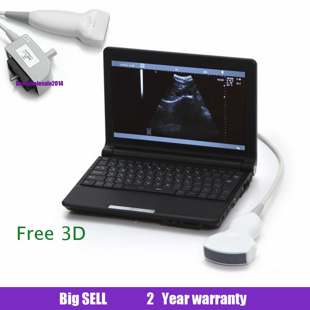 Full Digital LaptopUltrasound Scanner Convex Linear Probe 3D B Ultrasound A+ 190891234636 DIAGNOSTIC ULTRASOUND MACHINES FOR SALE
