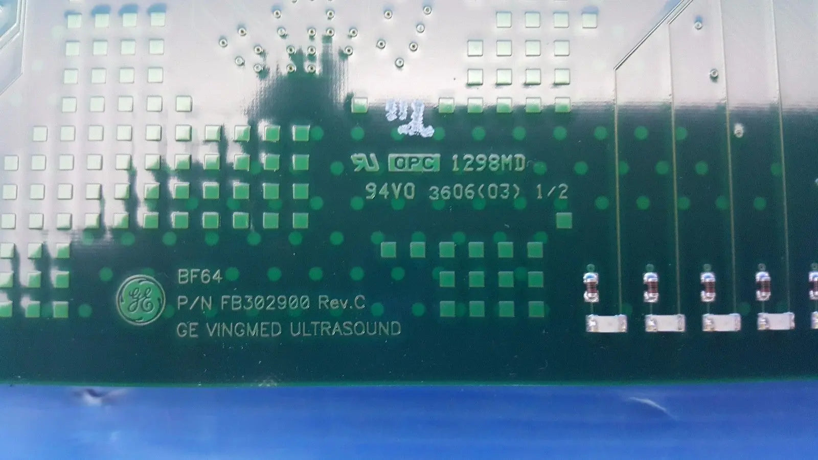 GE VINGMED Ultrasound BF64 Board P/N: FB302900 Rev.C DIAGNOSTIC ULTRASOUND MACHINES FOR SALE