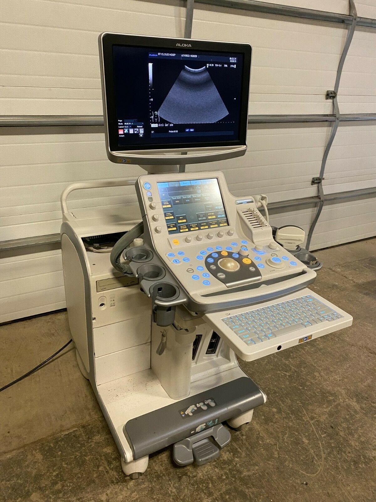 ALOKA Hitachi Prosound F75 Ultrasound UST-9130 Probe "Year 2014 BIOMED TESTED" DIAGNOSTIC ULTRASOUND MACHINES FOR SALE