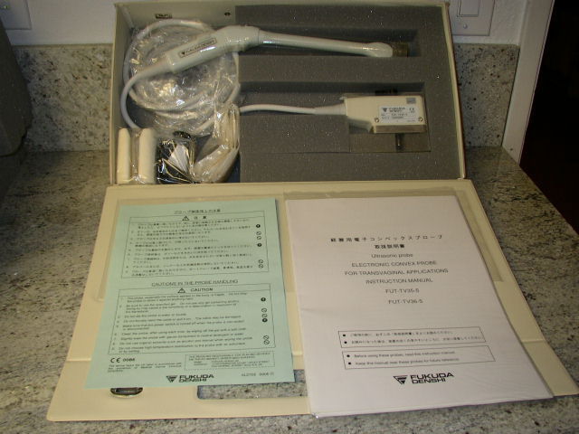 NEW Fukuda Denshi Ultrasound 4000 5800 Probe TransVaginal Transducer FUT-TV 36-5 DIAGNOSTIC ULTRASOUND MACHINES FOR SALE