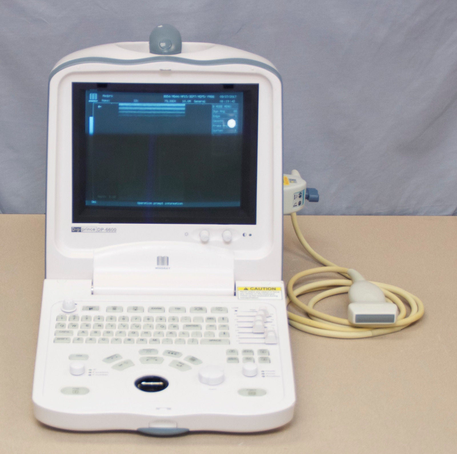 Shenzen Mindray DigiPrince DP-6600 Portable Ultrasound (R15) DIAGNOSTIC ULTRASOUND MACHINES FOR SALE