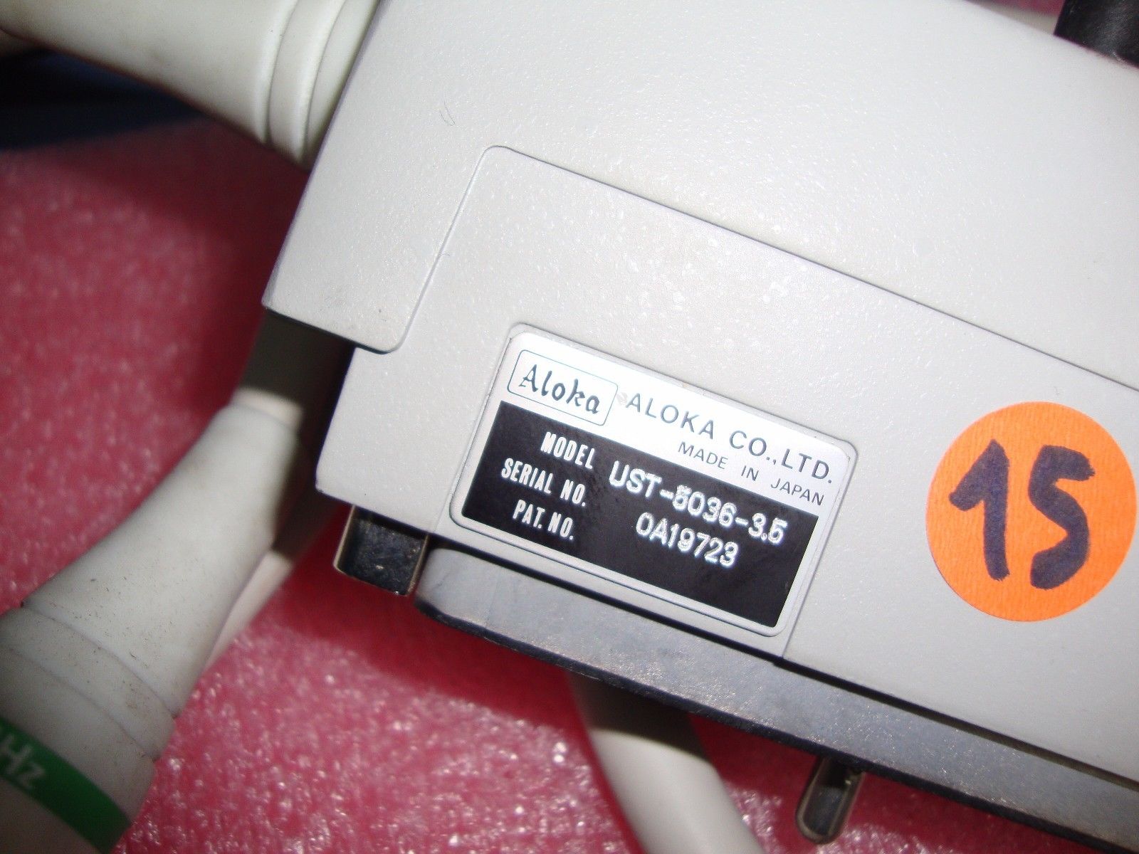 ALOKA UST-5036-3.5 Ultrasound Probe 3.5 MHz DIAGNOSTIC ULTRASOUND MACHINES FOR SALE