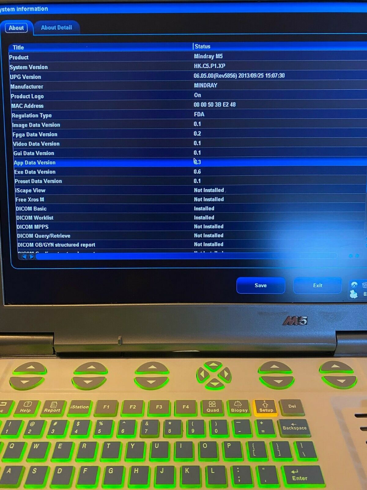 Mindray M5 Ultrasound- Refurbished with 2 Probes and Cart DIAGNOSTIC ULTRASOUND MACHINES FOR SALE