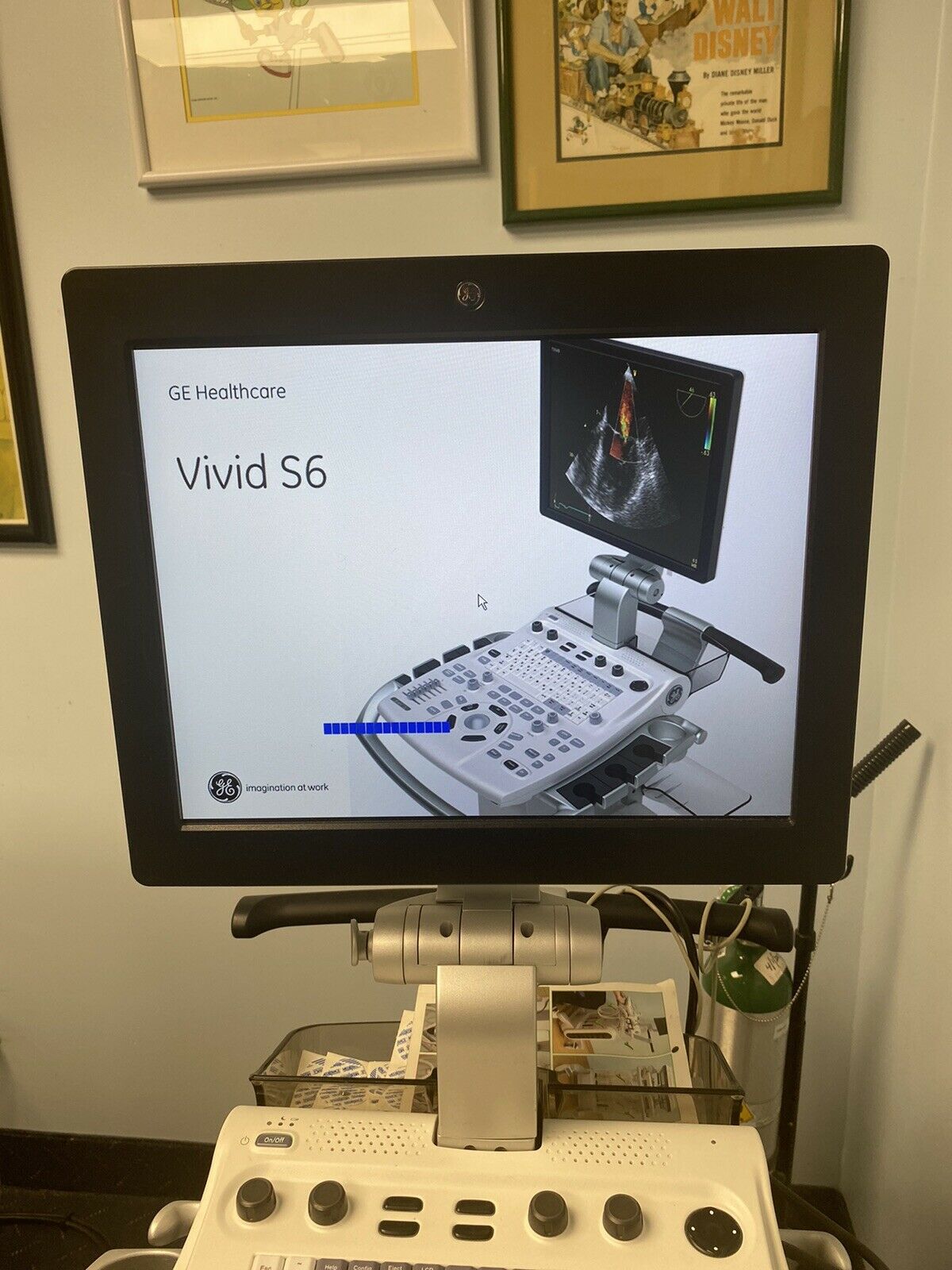 GE Vivid S6 Cardiovascular Ultrasound 2 probes Medical Equipment DIAGNOSTIC ULTRASOUND MACHINES FOR SALE