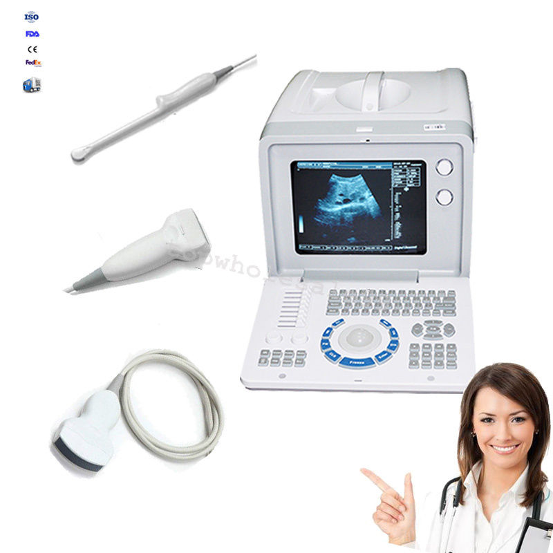 S 6000D Potable LCD Digital Ultrasound Scanner Machine +TV,Convex,Linear 3 Probe DIAGNOSTIC ULTRASOUND MACHINES FOR SALE
