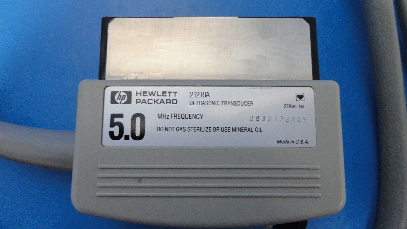 HP 21210A 5.0MH Phased Array Probe for Sonos 1000/1500/2000 (7037) DIAGNOSTIC ULTRASOUND MACHINES FOR SALE