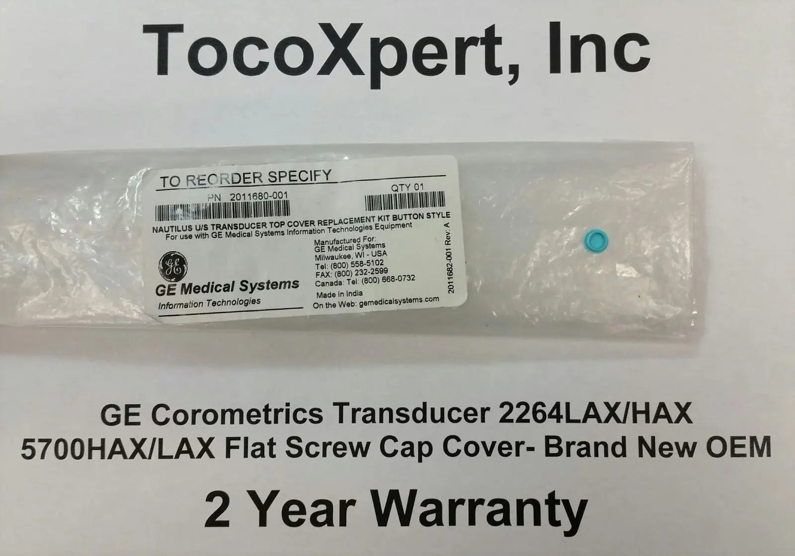 GE Corometrics Nautilus Ultrasound 5700HAX Top Case New original 1 Year Warranty DIAGNOSTIC ULTRASOUND MACHINES FOR SALE