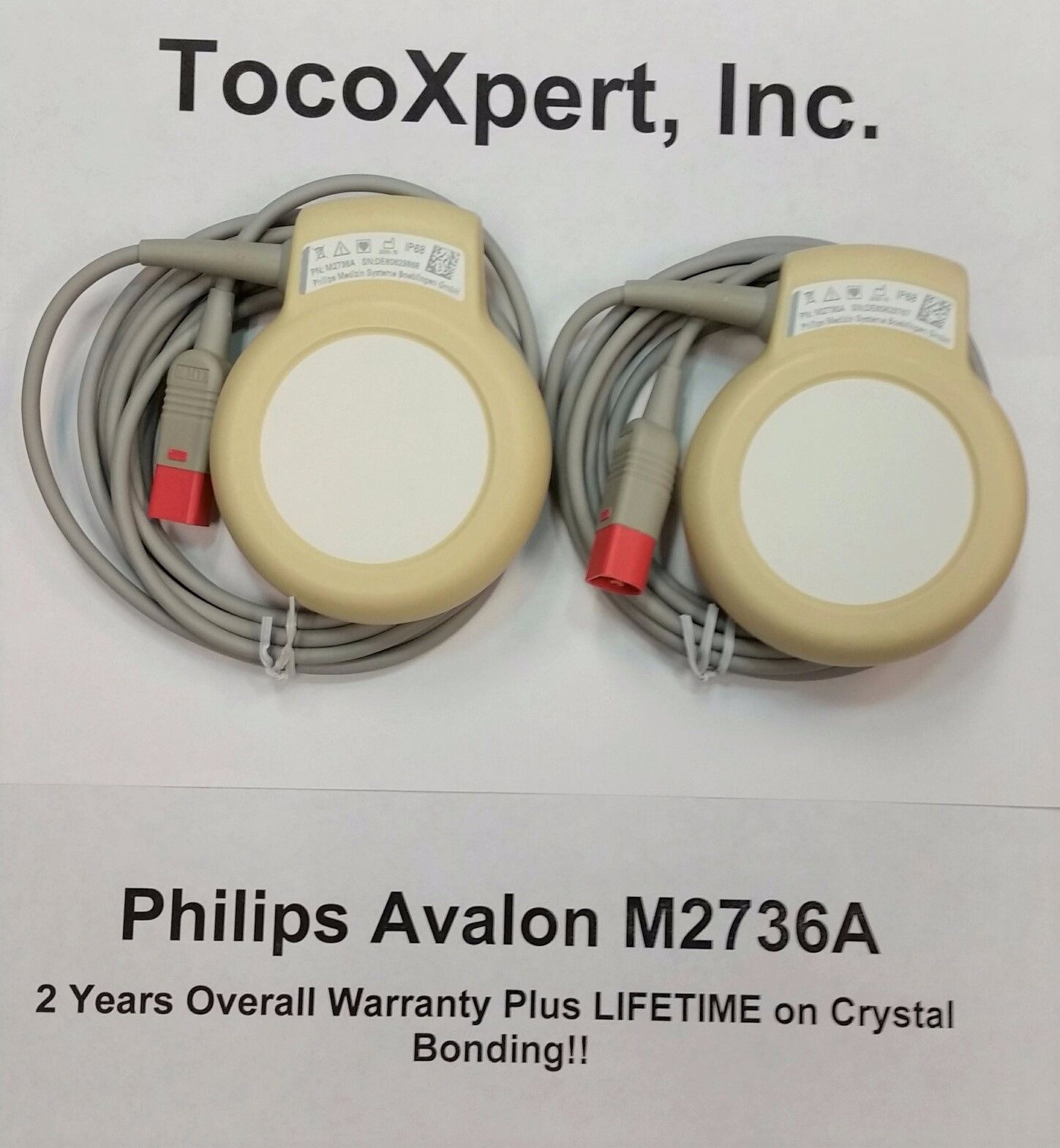 Philips M2736A Avalon Ultrasound Fetal Transducer Probe 2