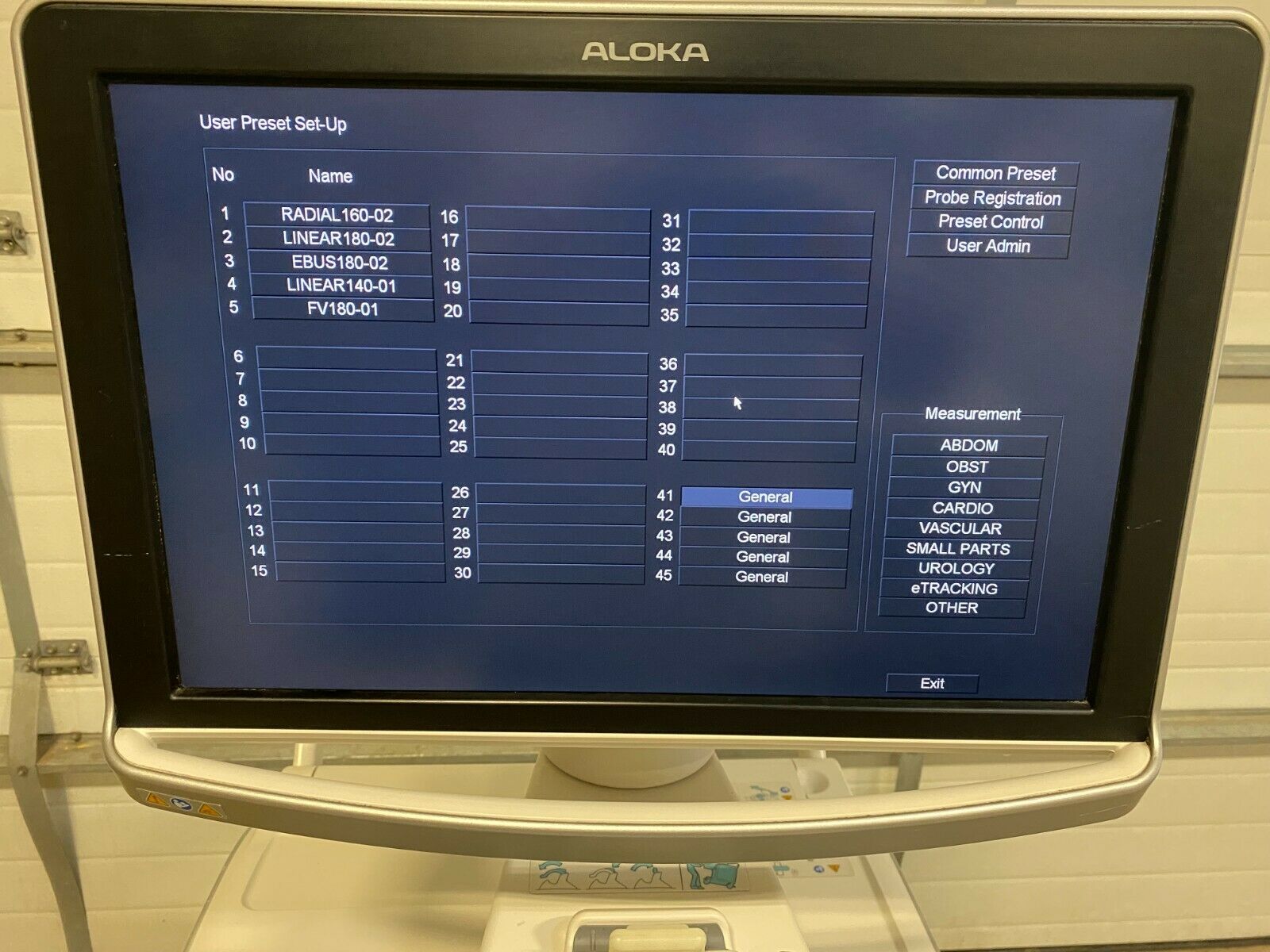 ALOKA Hitachi Prosound F75 Ultrasound UST-9130 Probe "Year 2014 BIOMED TESTED" DIAGNOSTIC ULTRASOUND MACHINES FOR SALE