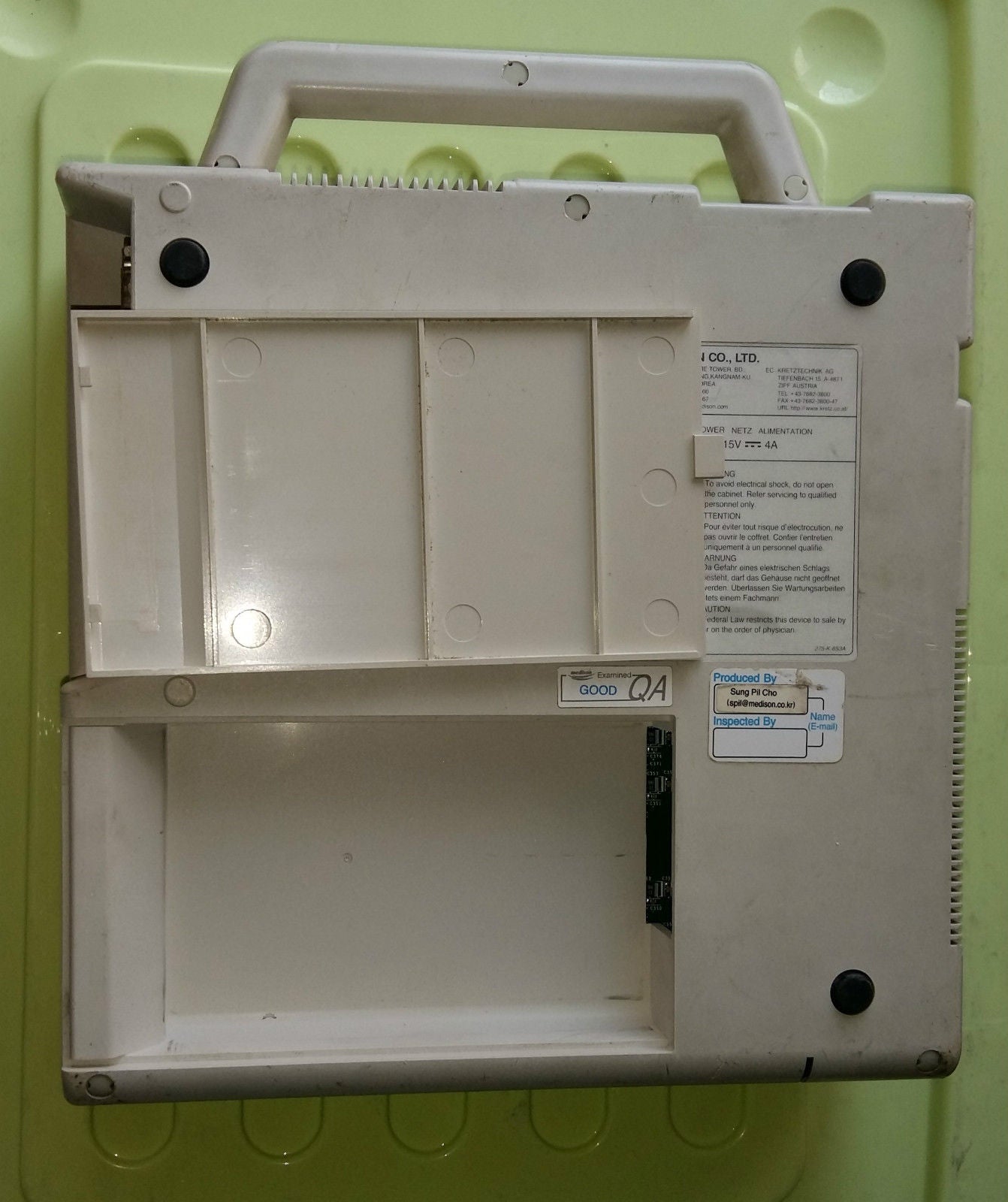 Medison / Samsung mysono 201 personal digital ultrasound / Parts DIAGNOSTIC ULTRASOUND MACHINES FOR SALE